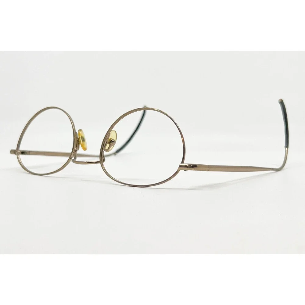 Timberland Eyeglasses Mens Brown P504 Round Metal Frame 140